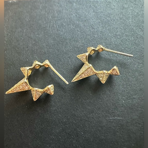 Melinda Maria Pace Spiked Hoop Earrings - Picture 1 of 4